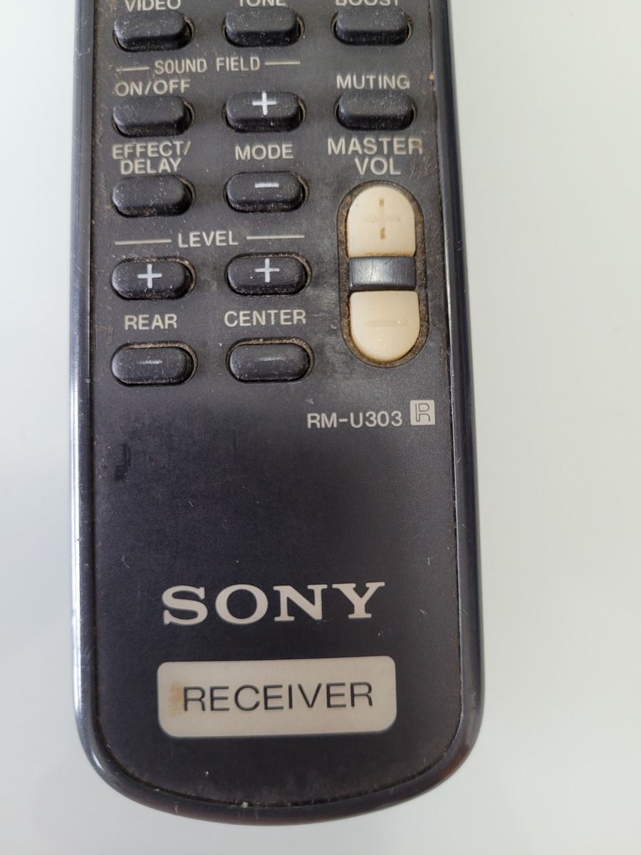 Controle Remoto Original Sony Rm U Funcionando Item De M Sica