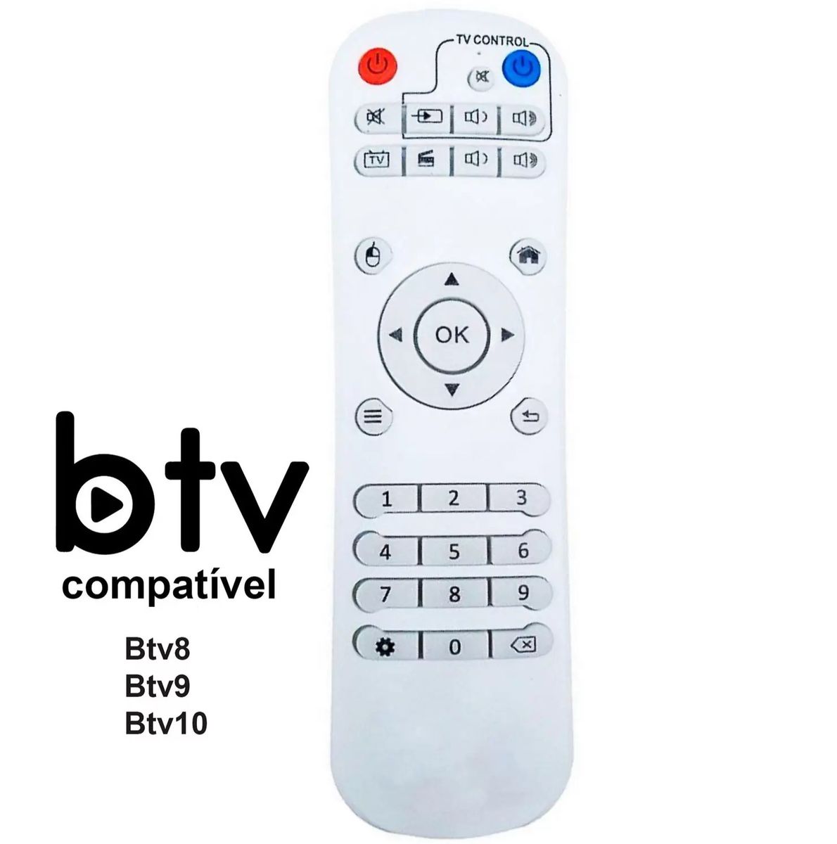 Controle Remoto Universal Btv Compatível com Todos Os Modelos | TV e ...