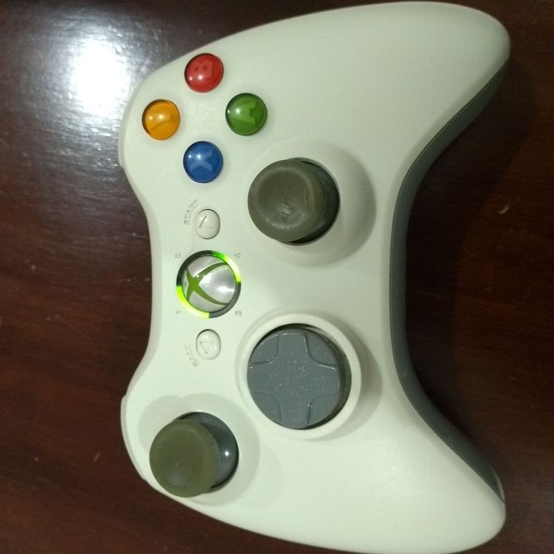 Controle Xbox 360 Branco Sem Fio Original - Microsoft (USADO