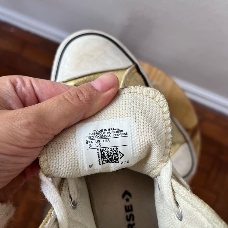 All star dourado c e a store