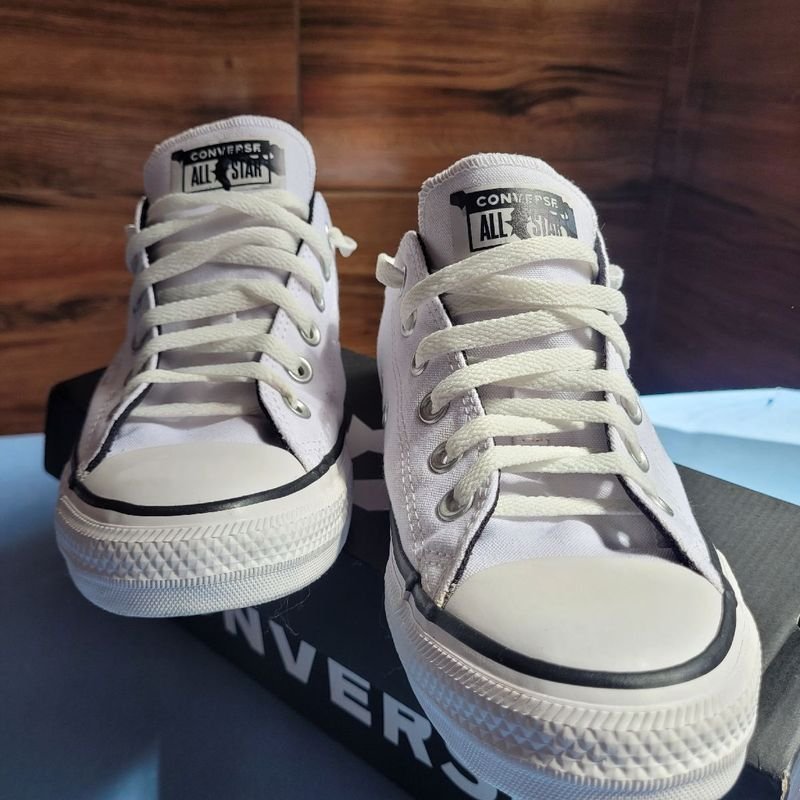 Tênis Converse All Star Couro Masculino Branco | Tênis Masculino Converse  Nunca Usado 45047258 | enjoei