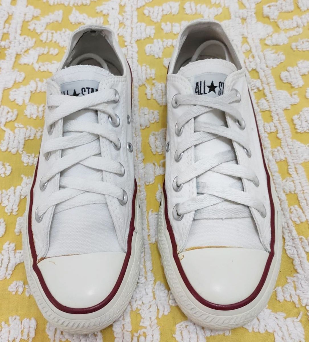 all star branco tamanho 34