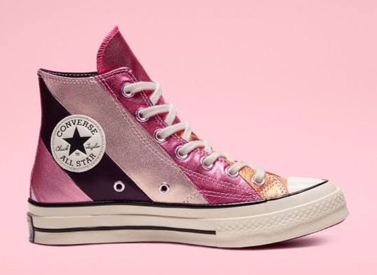 All star rosa on sale metalizado