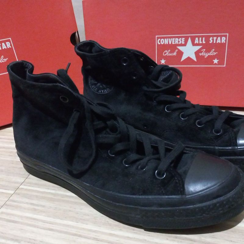 Converse All Star Chuck Taylor 70 Velvet Veludo Preto