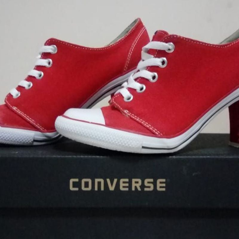 Converse com fashion salto