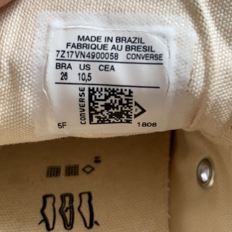 Converse All Star Dourado em Couro Cal ado Infantil para Meninas
