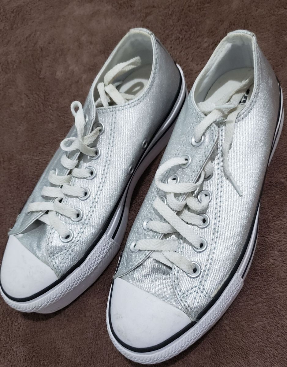 tenis all star prata