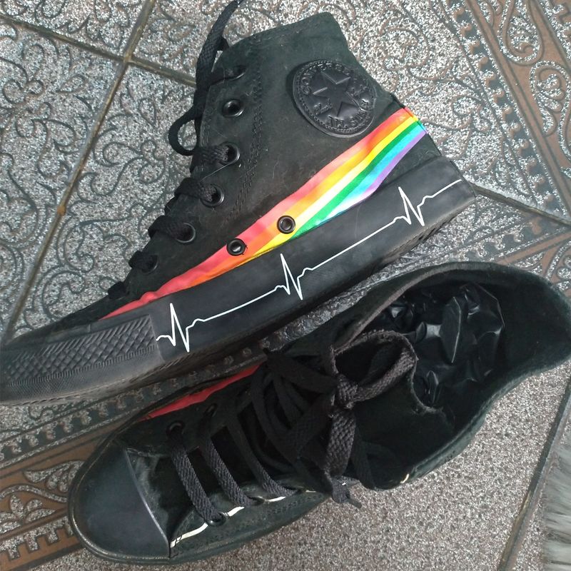 Tenis converse best sale pink floyd