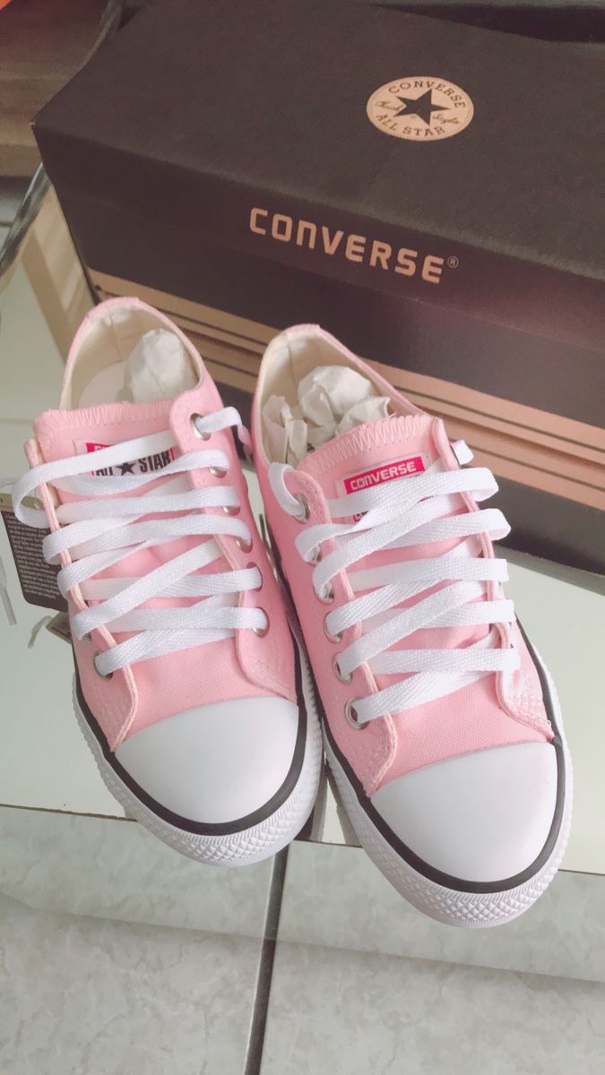 converse all star rosa claro