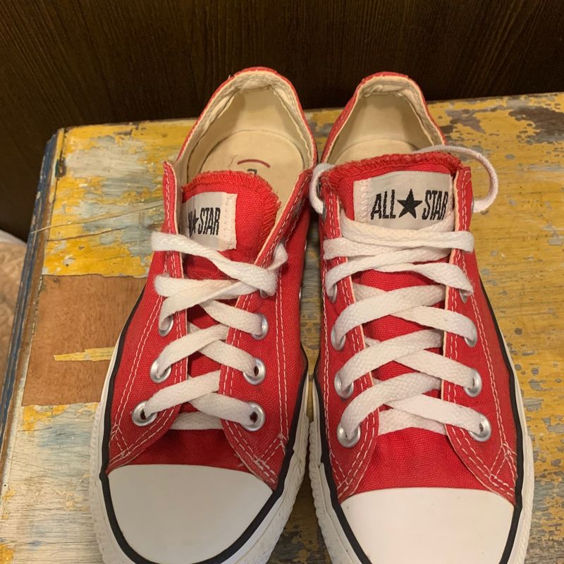 Converse All Star Original Vermelho, Tênis Feminino All Star Usado  91137210