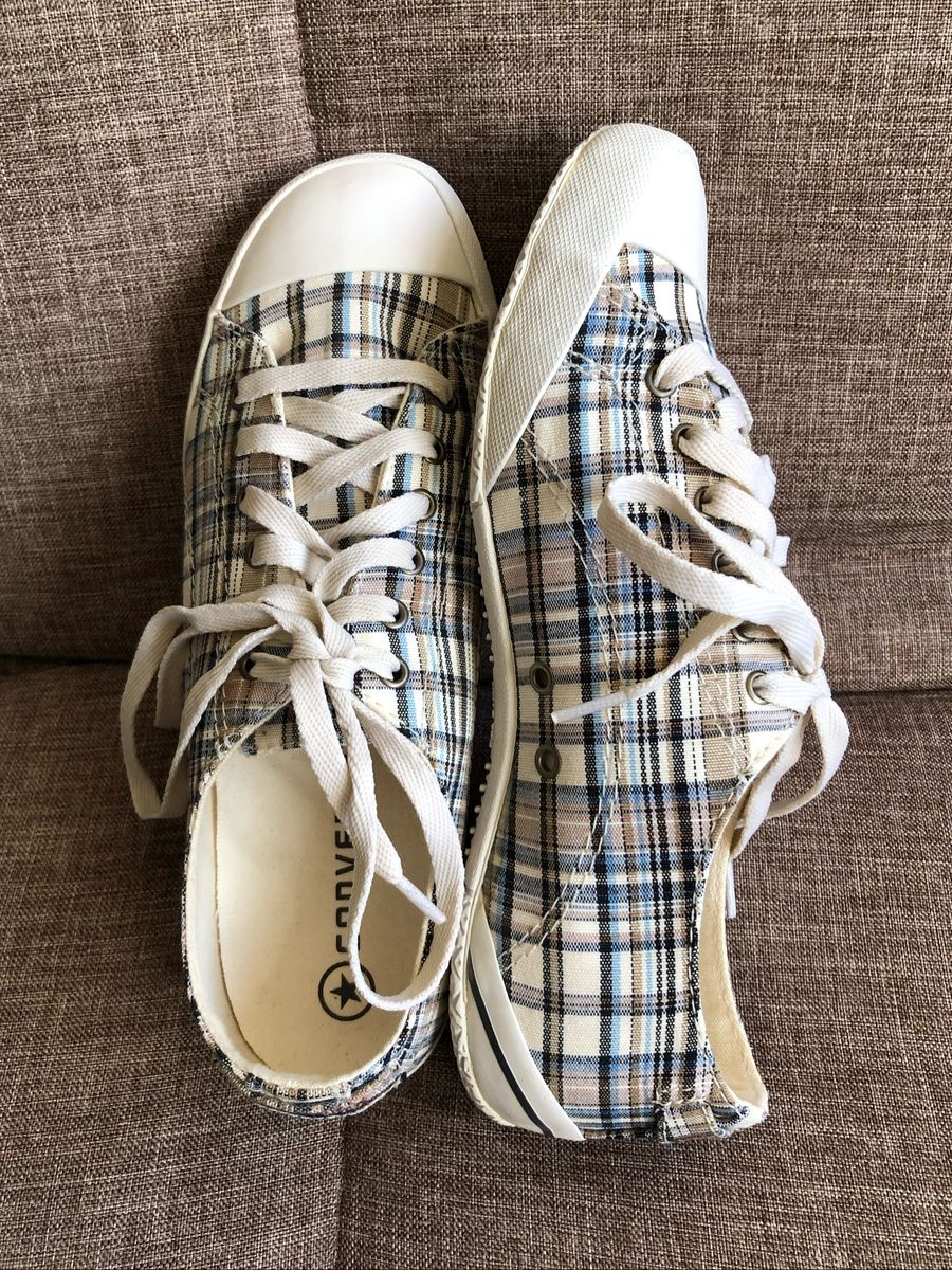 tenis all star xadrez masculino