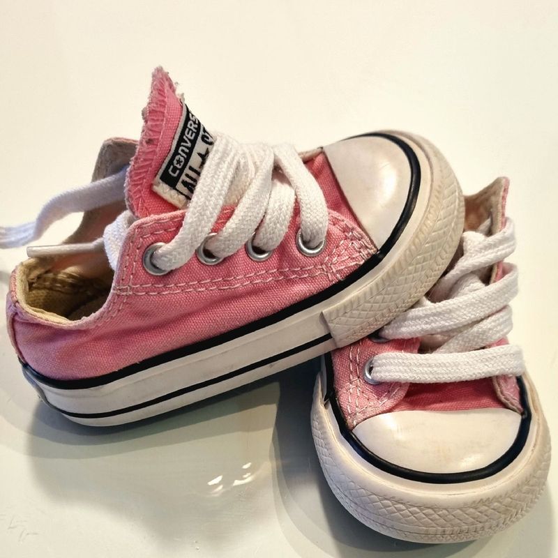 Converse Allstar Rosa Numero 19 4 Importado All Star Usado 91834425 enjoei