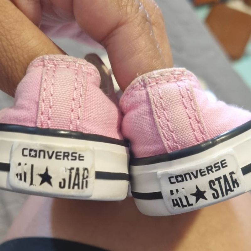 Converse Allstar Rosa N mero 19 4 Importado Cal ado Infantil para Beb All Star Usado 91834425 enjoei
