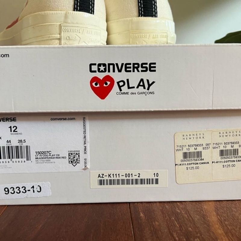 Converse shop cdg barneys