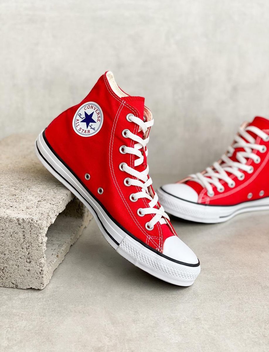 converse high vermelho