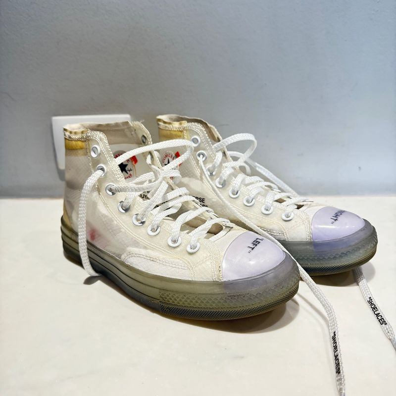 Tenis clearance converse transparente