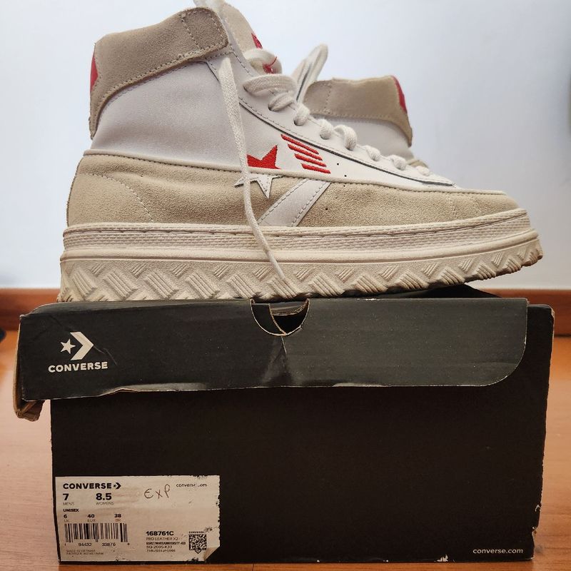 Red Converse Rivals Pro Leather X2 High Top Converse Pro X2 Sales - Main Image