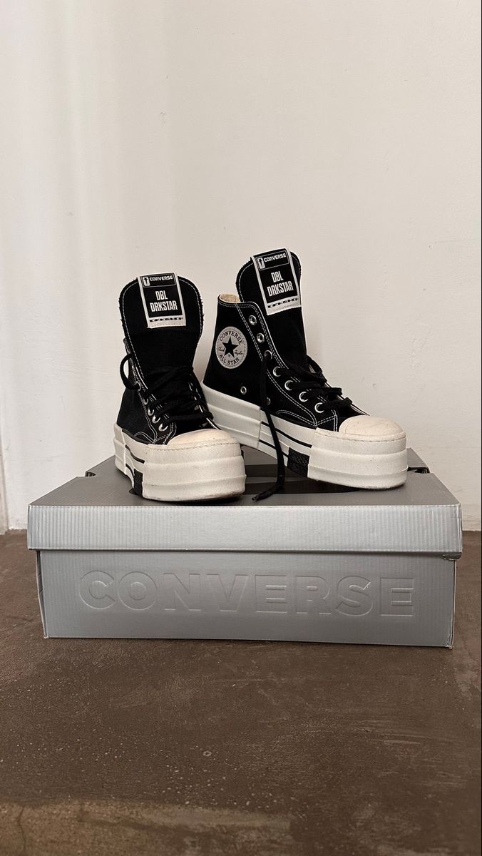 Rick Owens Drkshdw DBL DRKSTAR 箱付き 廃盤 Converse DBL DRKSTAR