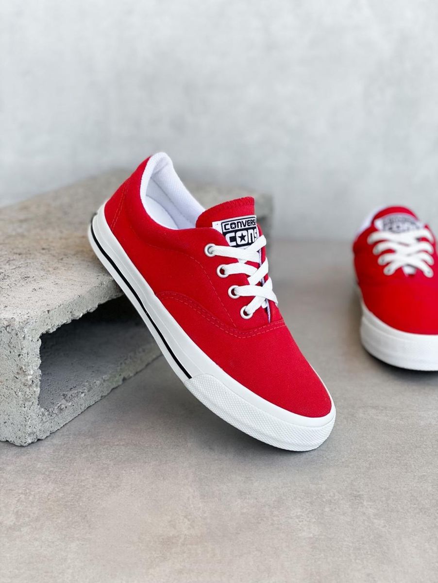 converse skidgrip vermelho