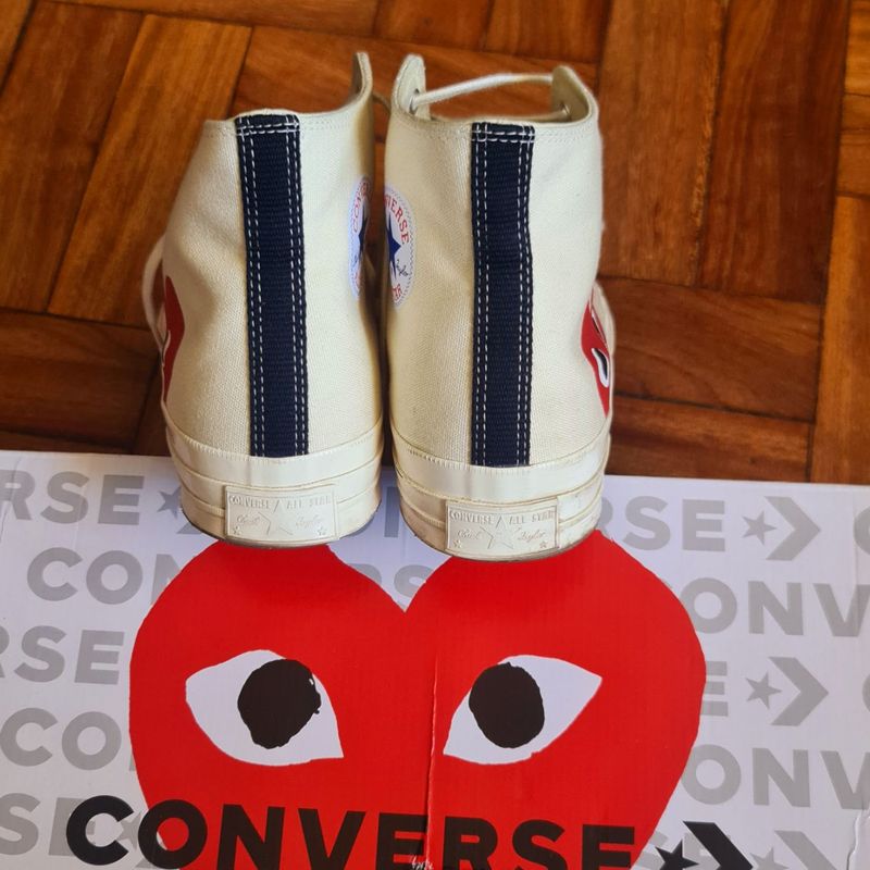 Converse x cdg 2024 play chuck sneakers