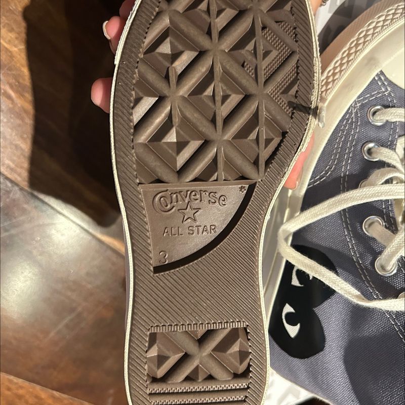Converse X Comme Des Garçons Play Chuck 70 Cinza | Converse Nunca