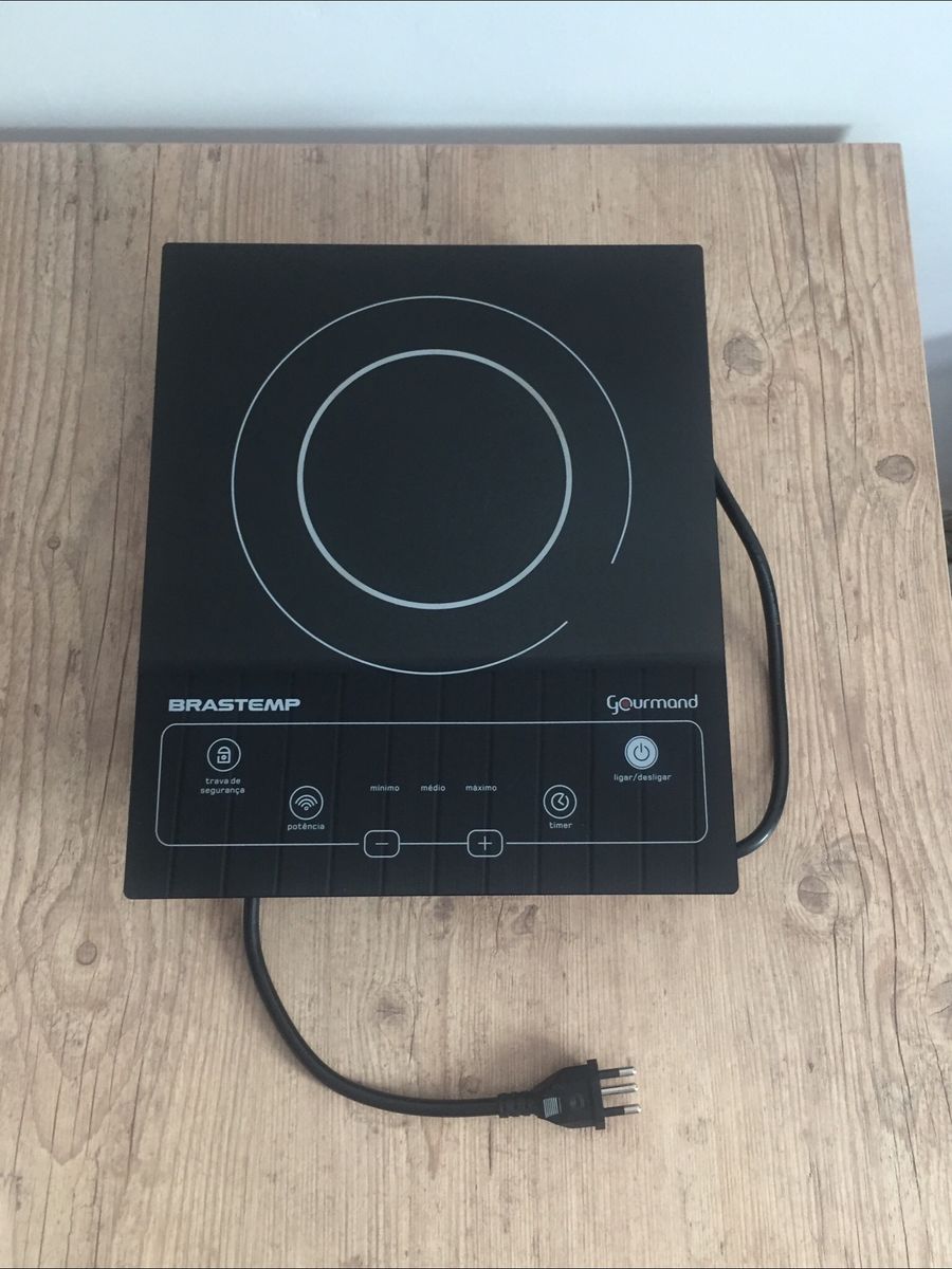 Cooktop 1 Boca Brastemp Gourmand Portátil Móvel de Cozinha Brastemp