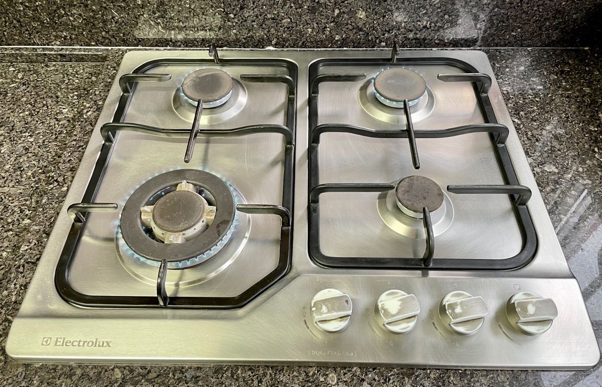 Cooktop 4 Bocas Electrolux a Gás Inox Chama Tripla Item Info & Eletro