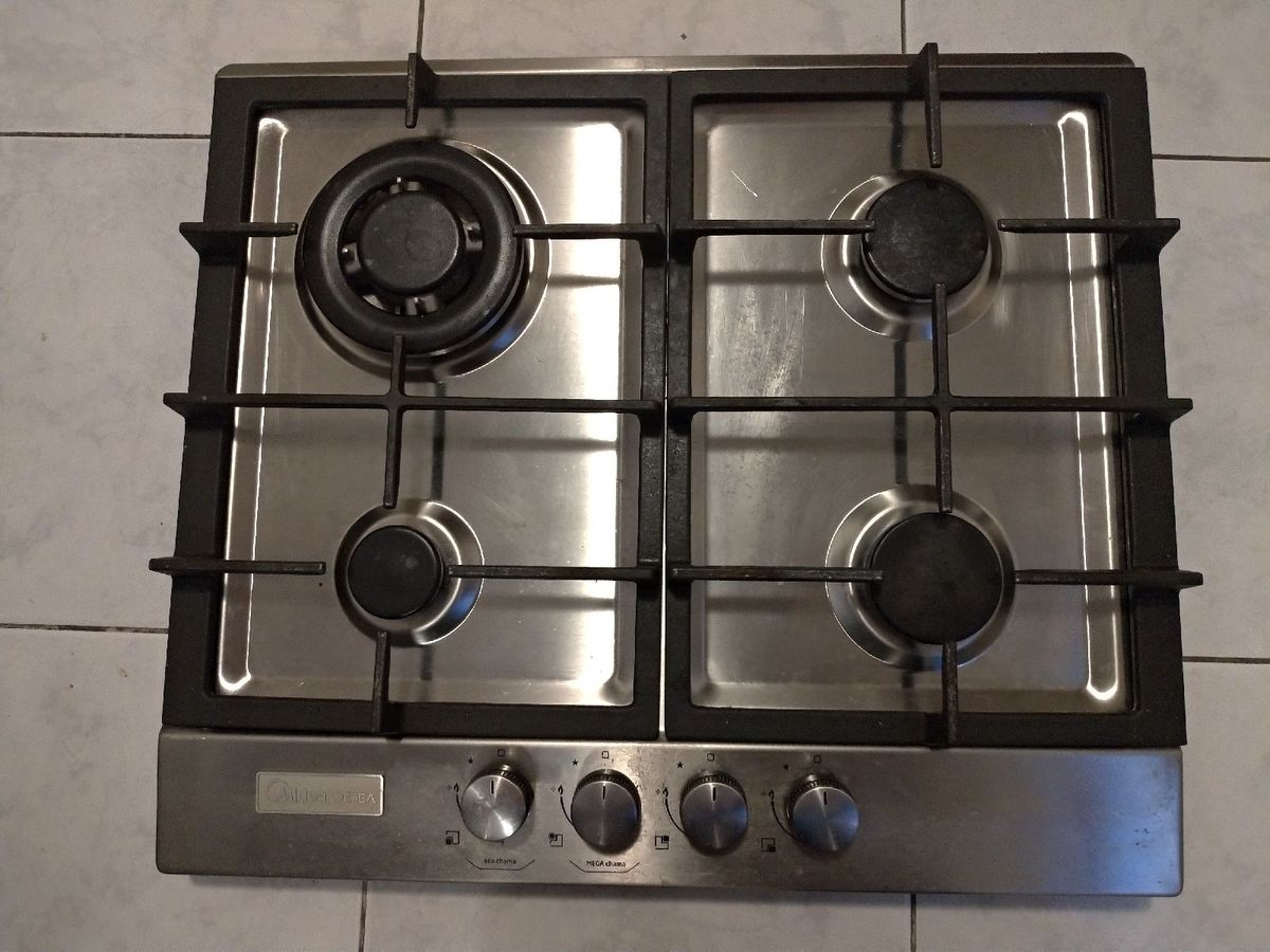 Cooktop 4 Bocas Midea Tripla Chama Inox Cya4b Eletrodoméstico Midea Usado 37598187 enjoei