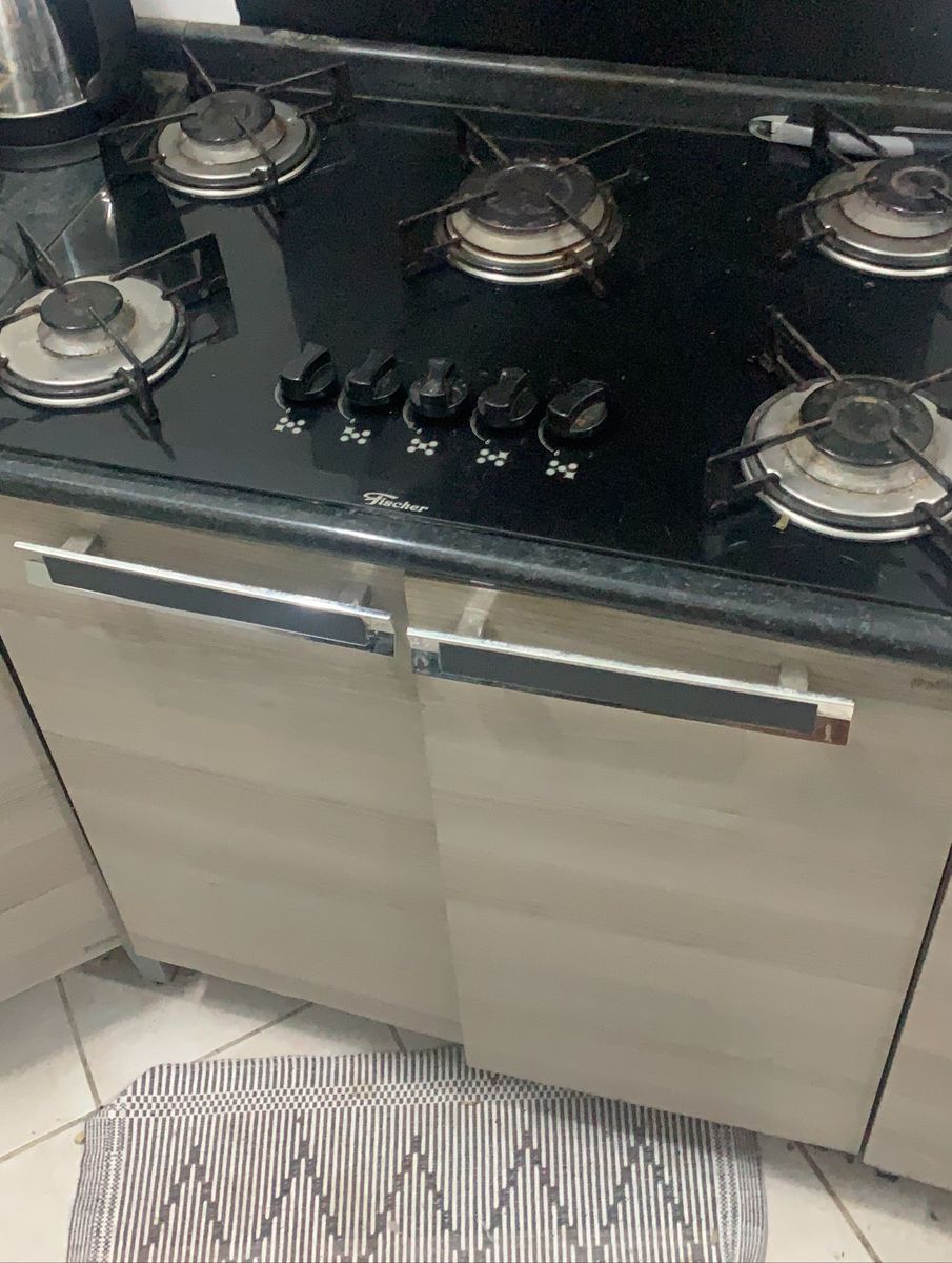 Cooktop 5 Bocas com Armário Eletrodoméstico Fischer Usado 51893488