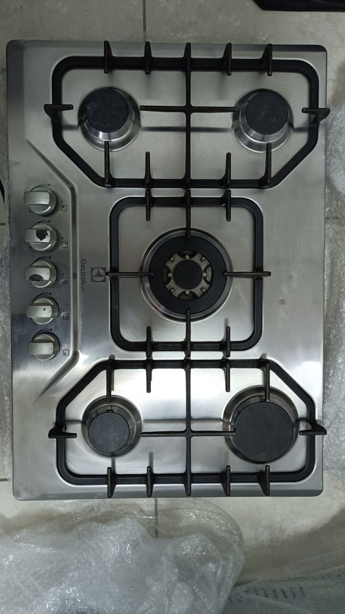 Cooktop 5 Bocas Electrolux a Gás Eletrodoméstico Electrolux Usado