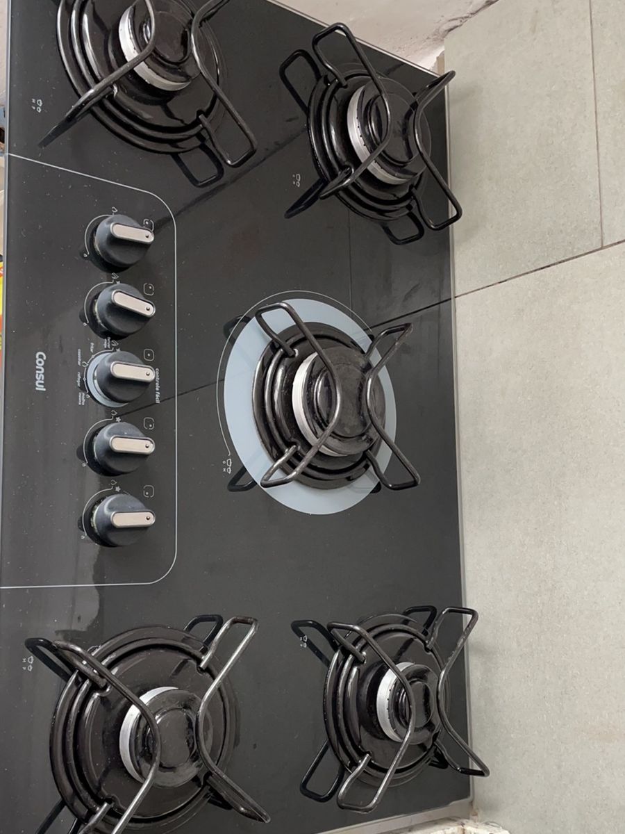 Cooktop 5 Bocas ( Pouco Tempo de Uso) Mesa Consul Usado 74413358 enjoei