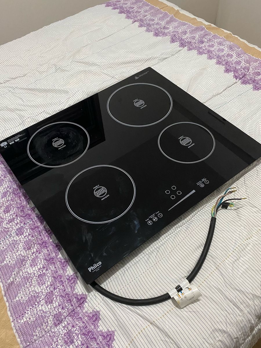 Cooktop de Indução Philco 4 Bocas 220v Eletrodoméstico Philco Usado