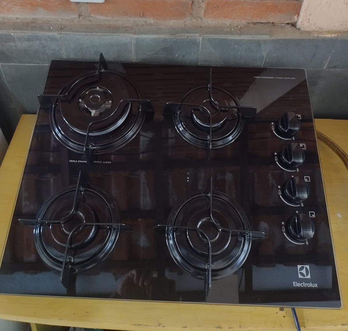 Cooktop Eletrolux Tripla Chama Móvel de Cozinha Eletrolux Usado 83055017 enjoei