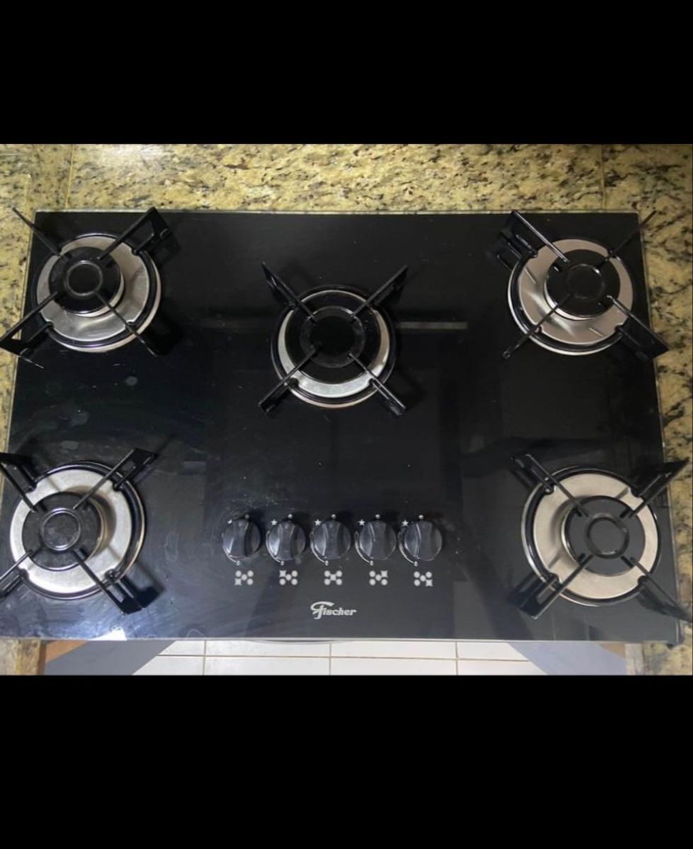 Cooktop Fiacher 5 Bocas Seminovo Item Info & Eletro Fischer Usado 68541169 enjoei