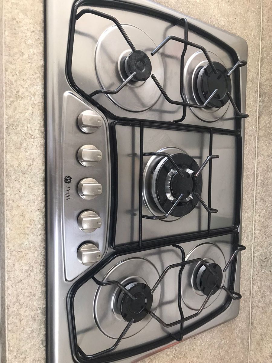 Cooktop Ge 5 Bocas Chama Tripla Eletrodoméstico Ge Usado 76803569 enjoei