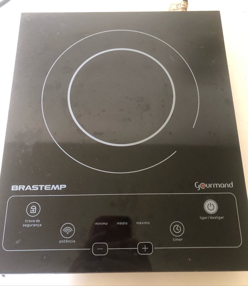 Cooktop por Indução 1 Boca Móvel de Cozinha Brastemp Usado 43008254