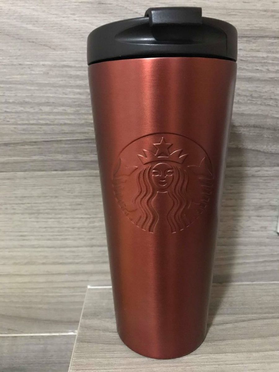 Copo Térmico Bronze Starbucks | Cacareco Starbucks Nunca Usado 30120608 ...