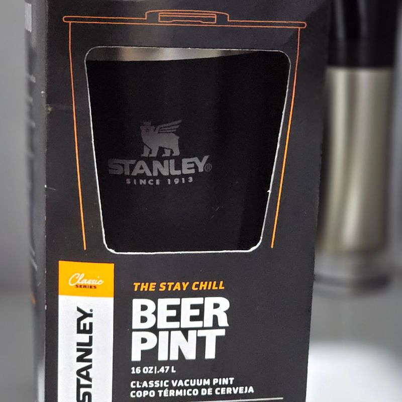 Copo Térmico de Cerveja Stanley com Tampa Matte Black 473ml