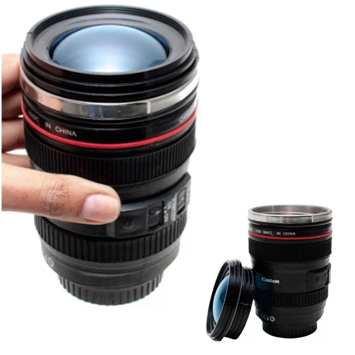 Copo Térmico Formato Lente Câmera Caniam Macro Ef24 105mm | Canequinha ...
