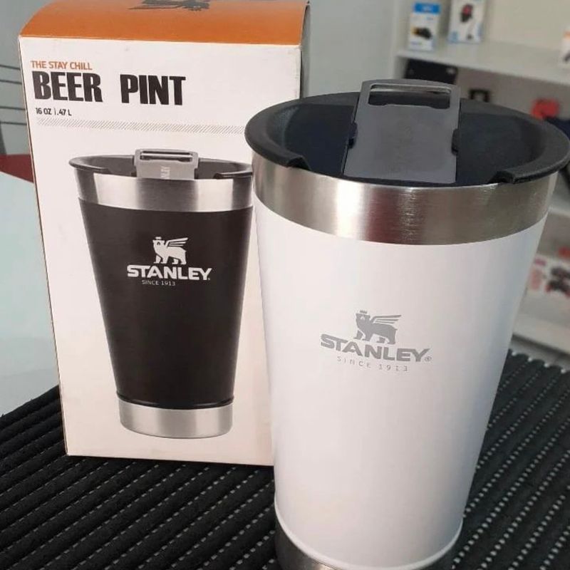 Copo Stanley com Tampa Cerveja Gelada Aço Inox 473ml Lilás | Móvel de  Cozinha Stanley Nunca Usado 87600770 | enjoei