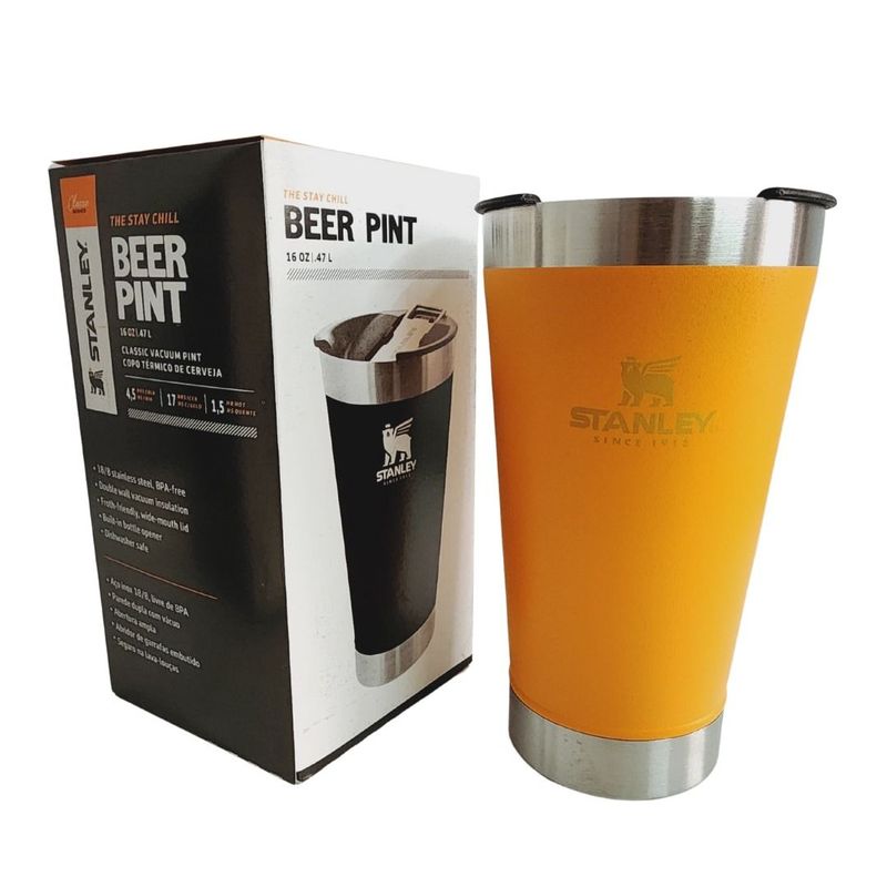 Adventure Stacking Stainless Steel Beer Pint