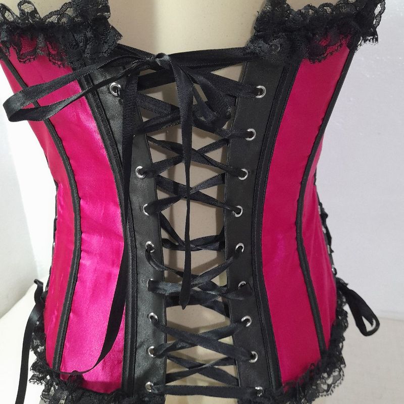 Corselet Delight, Tam M, Pink, Novo sem Uso Ajuste do 42/44