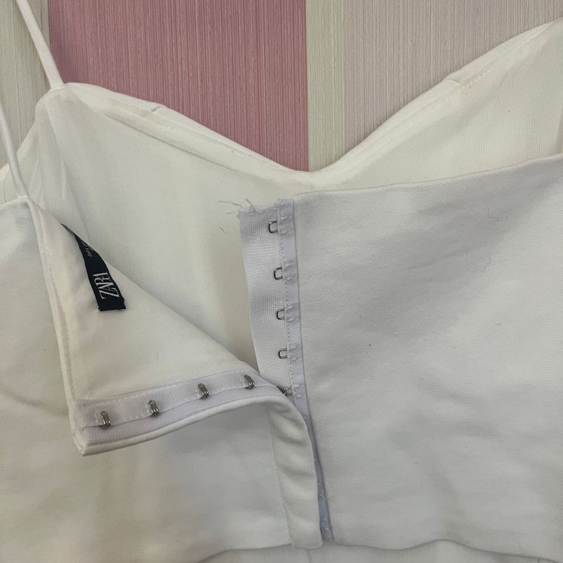 Corset Branco Zara | Blusa Feminina Zara Usado 94170365 | enjoei