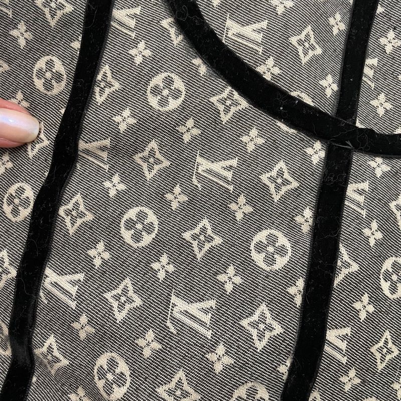 Corset Monograma Lv (Upcycling)  Blusa Feminina Louis Vuitton