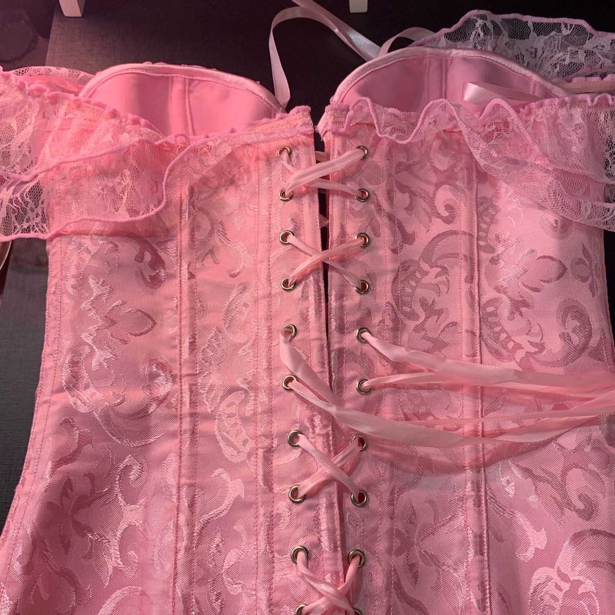 Corset Rosa Shein | Produto Feminino Shein Nunca Usado 80395975 | enjoei