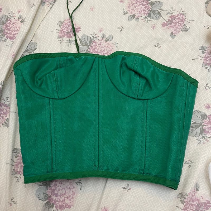 Blusa Corset Verde