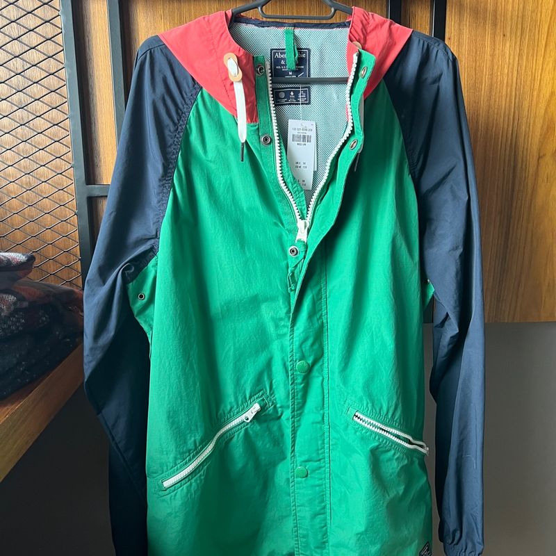 Corta Vento Abercrombie Novo!! Casaco Masculino Abercrombie