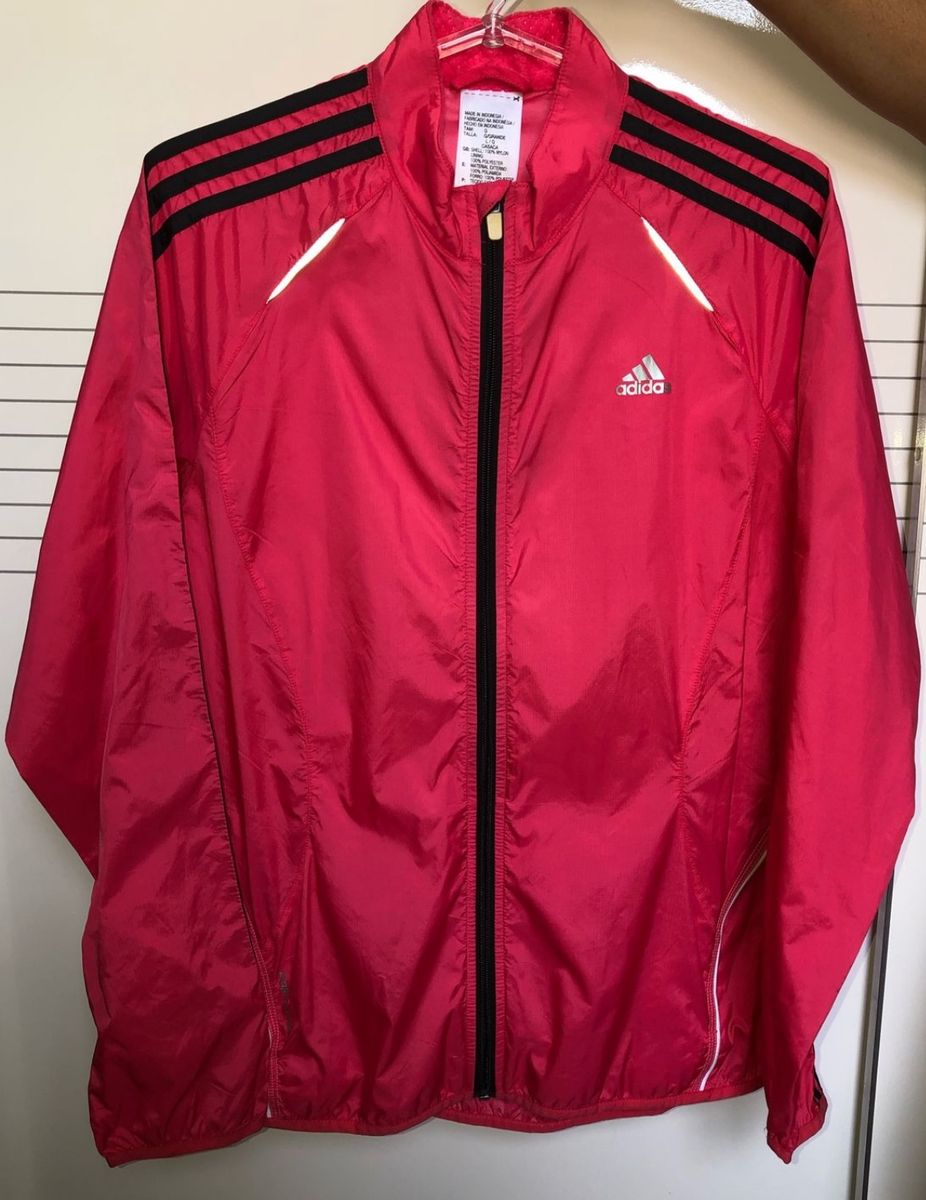 Corta vento best sale da adidas rosa