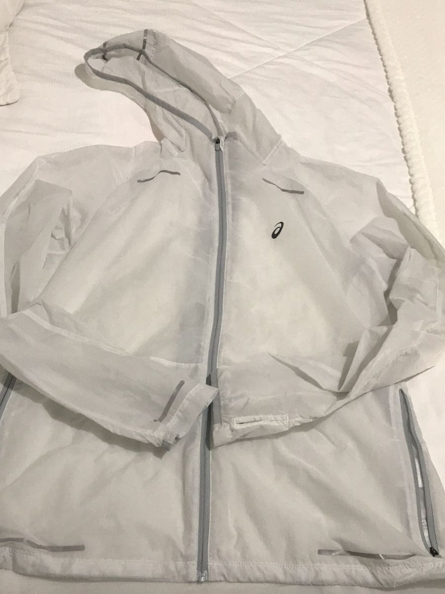 jaqueta corta vento asics feminina