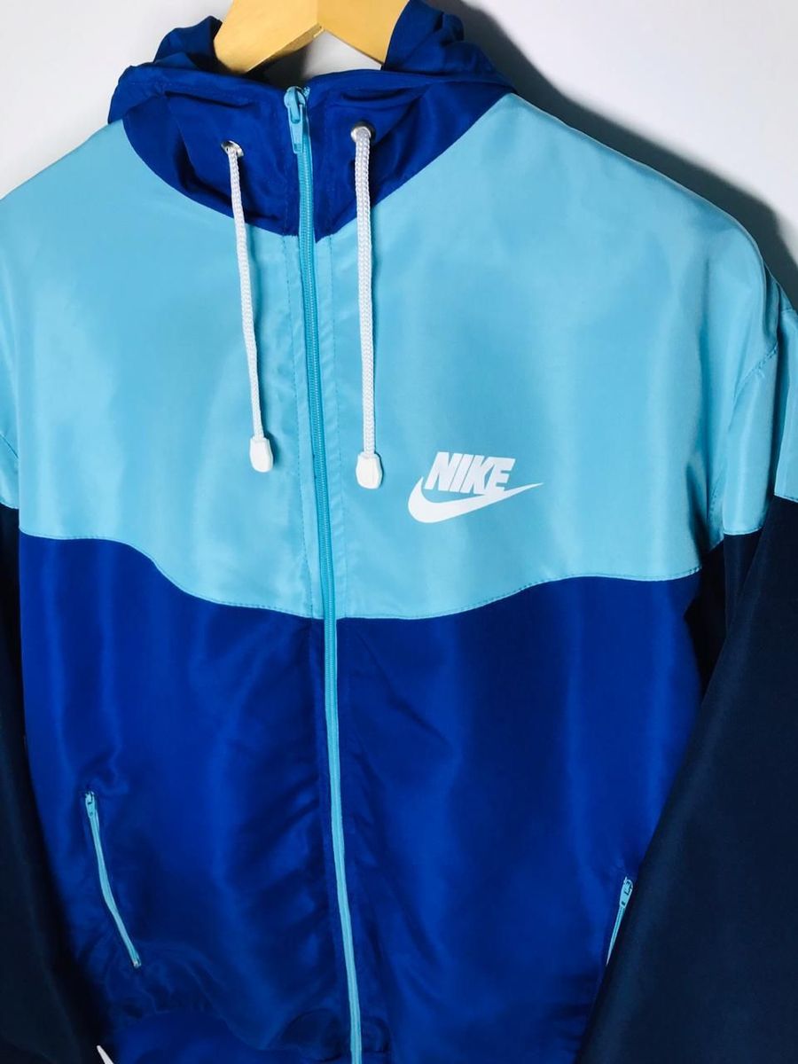 corta vento azul bebe